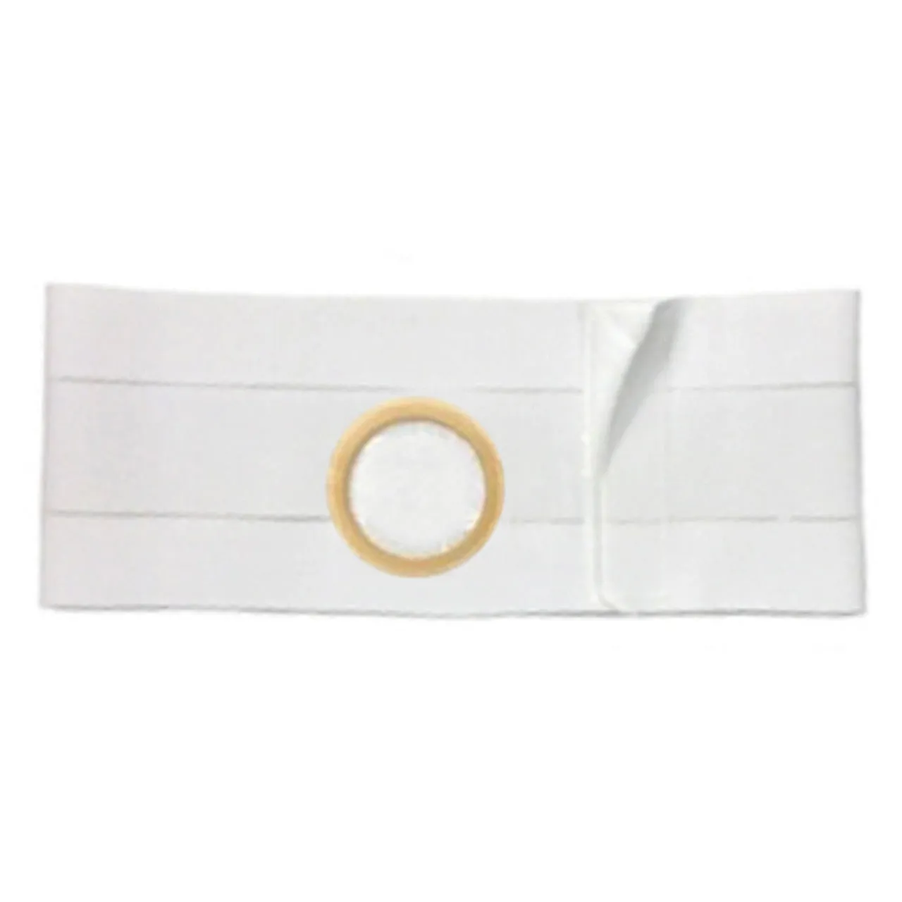 4" White, Regular Elastic, Nu-Form Belt, 2X-Large, 2-5/8" x 3-1/8" Center Opening