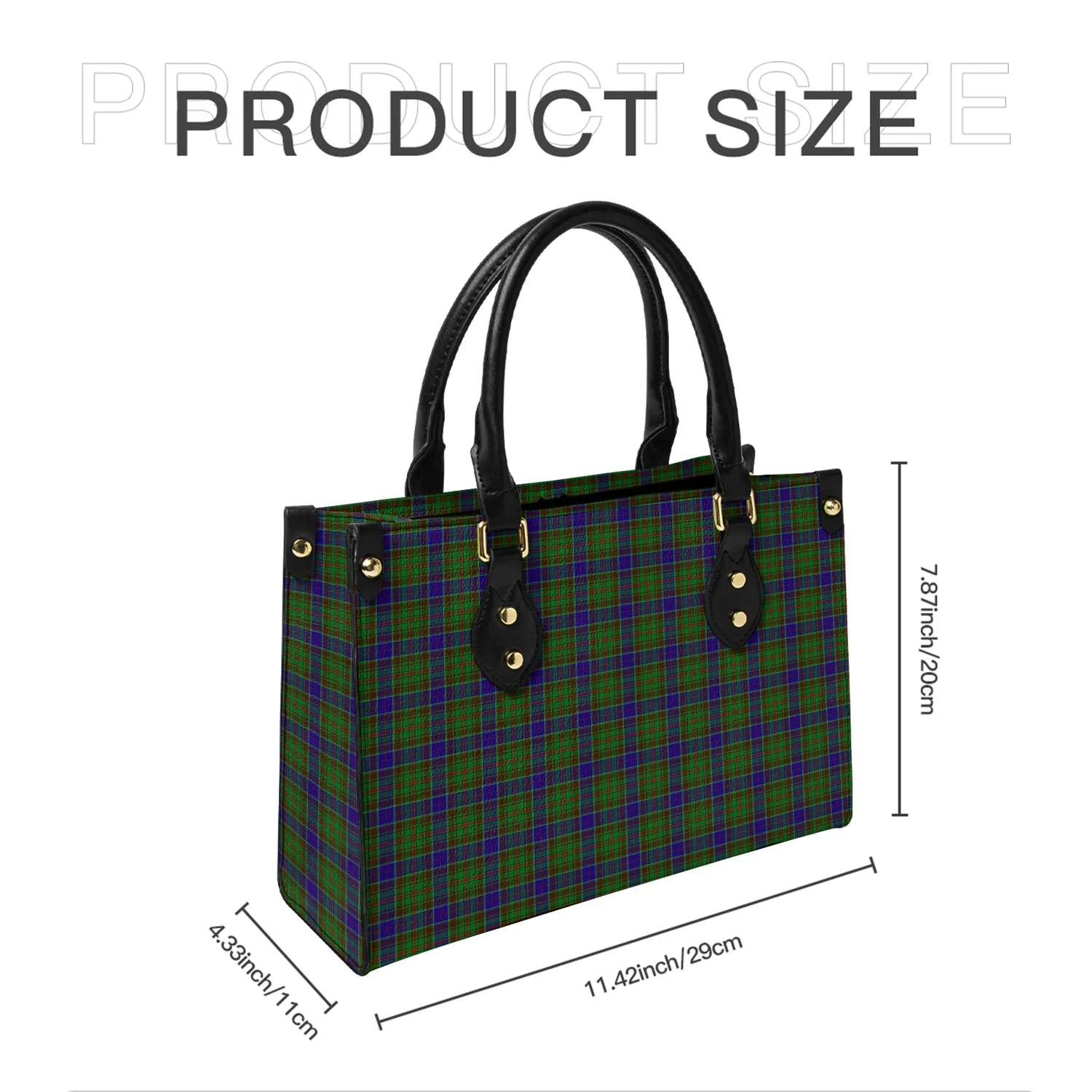 Adam Tartan Leather Bag