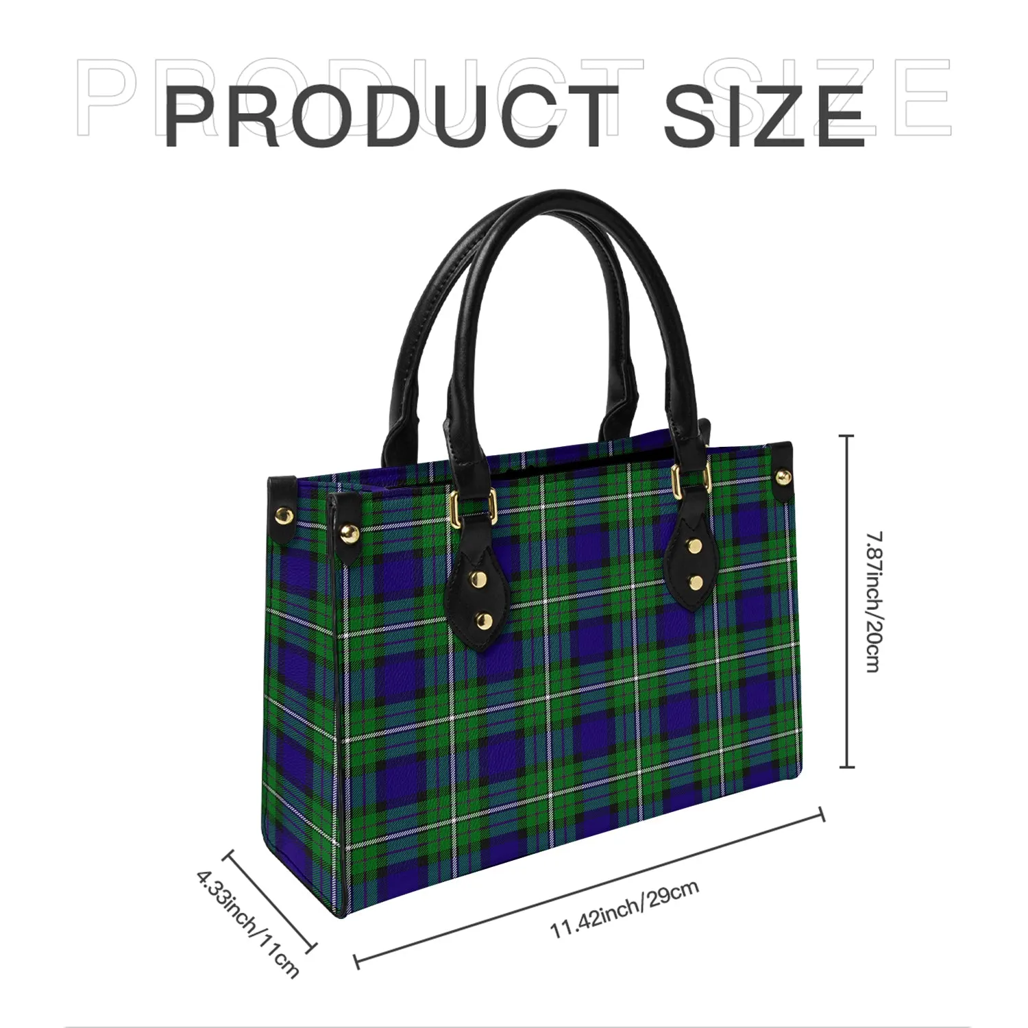 Alexander Tartan Leather Bag