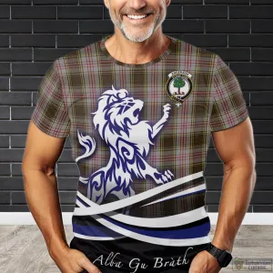 Anderson Dress Tartan T-Shirt with Alba Gu Brath Regal Lion Emblem