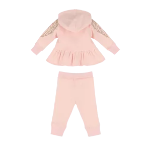 Angel's Face Baby Girls Zeta Tracksuit In Ballet Pink