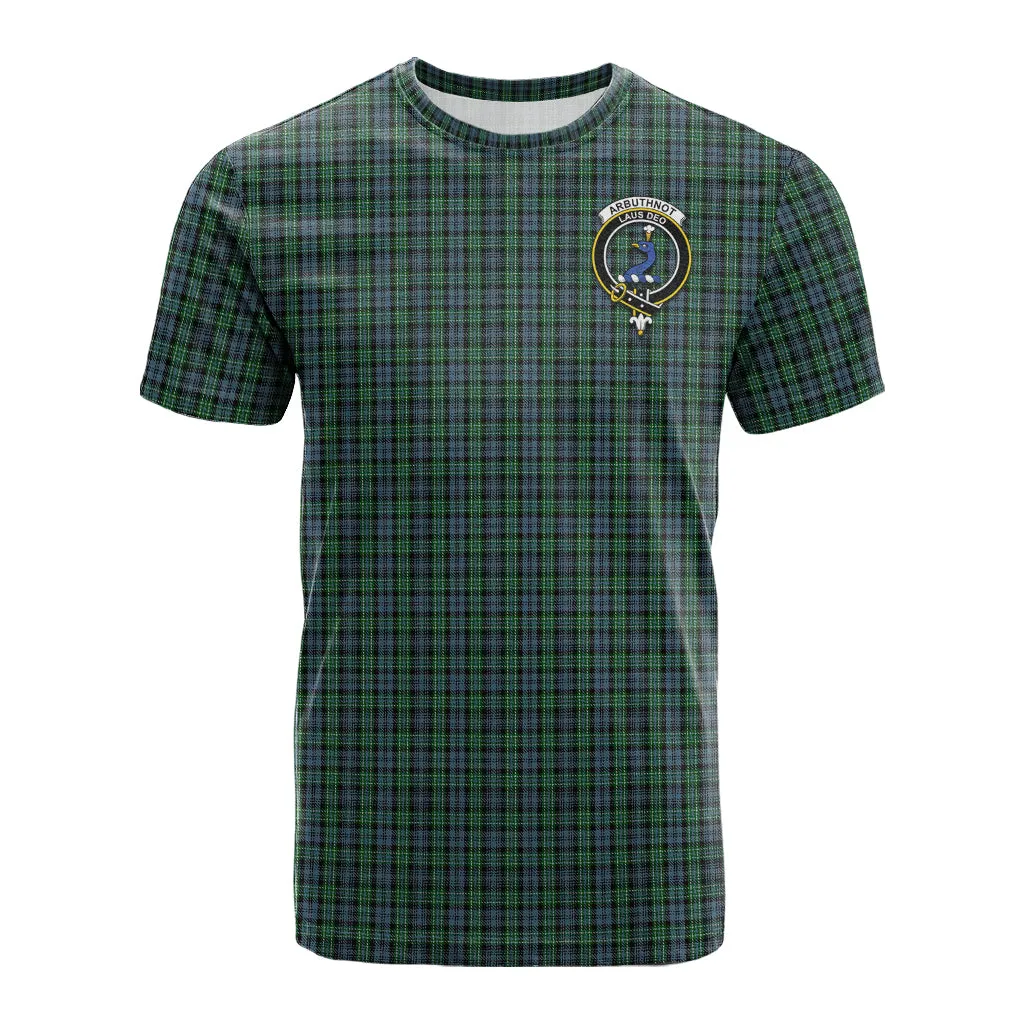 Arbuthnot Tartan T-Shirt with Family Crest