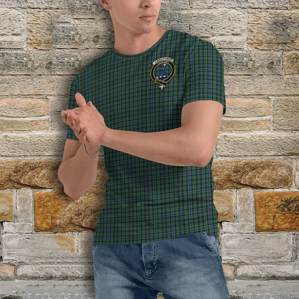 Arbuthnot Tartan T-Shirt with Family Crest