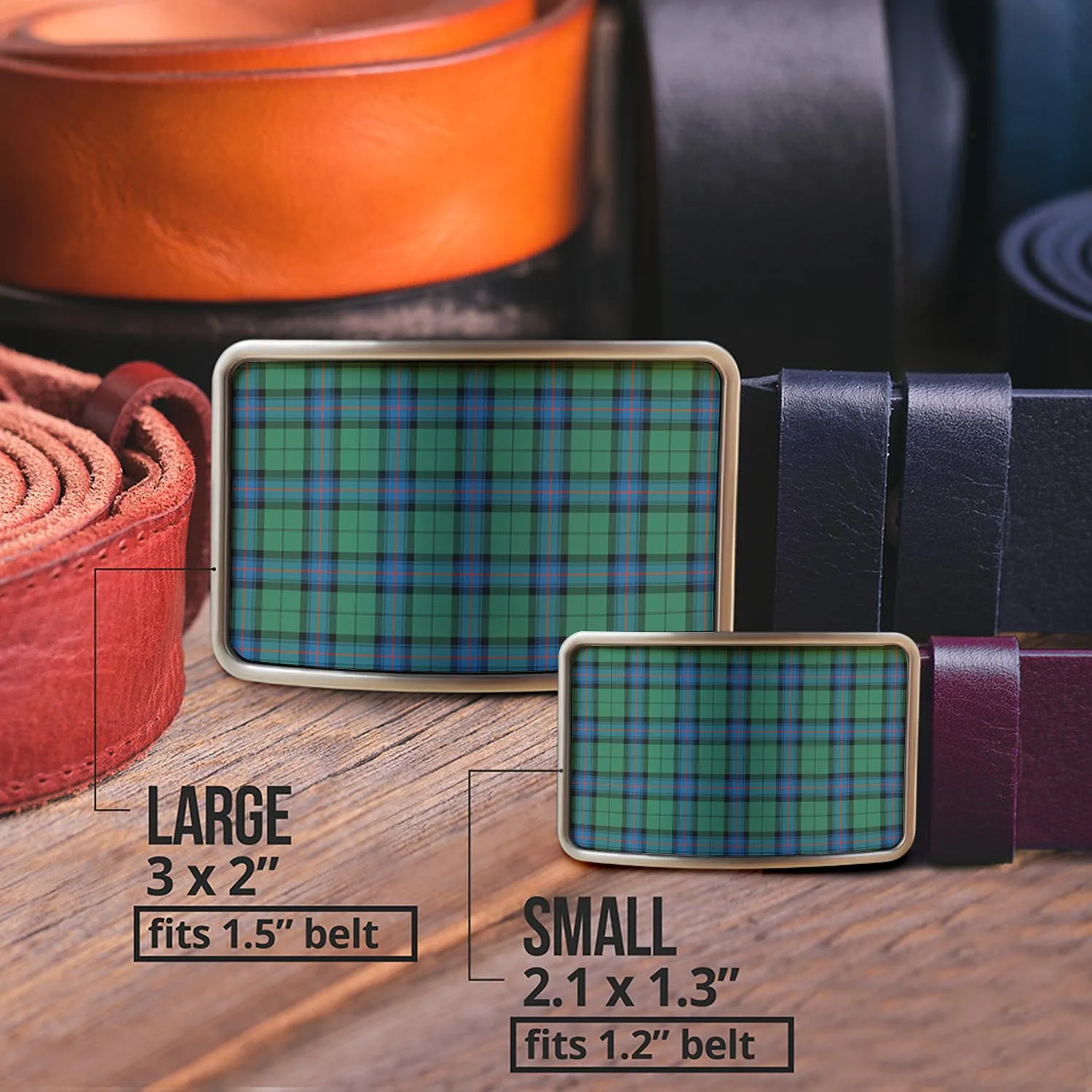 Armstrong Ancient Tartan Belt Buckles