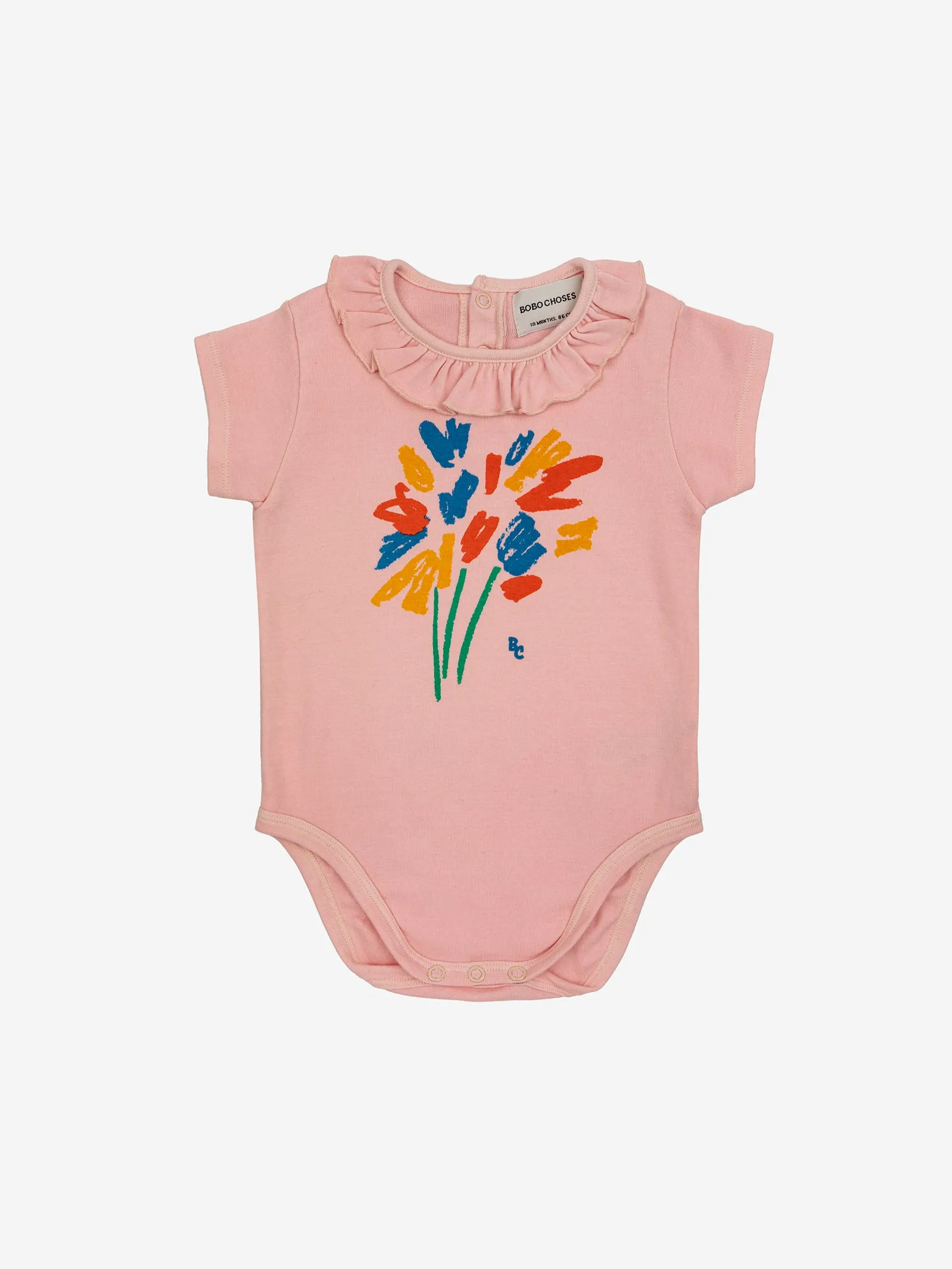 Baby Fireworks Ruffle Body