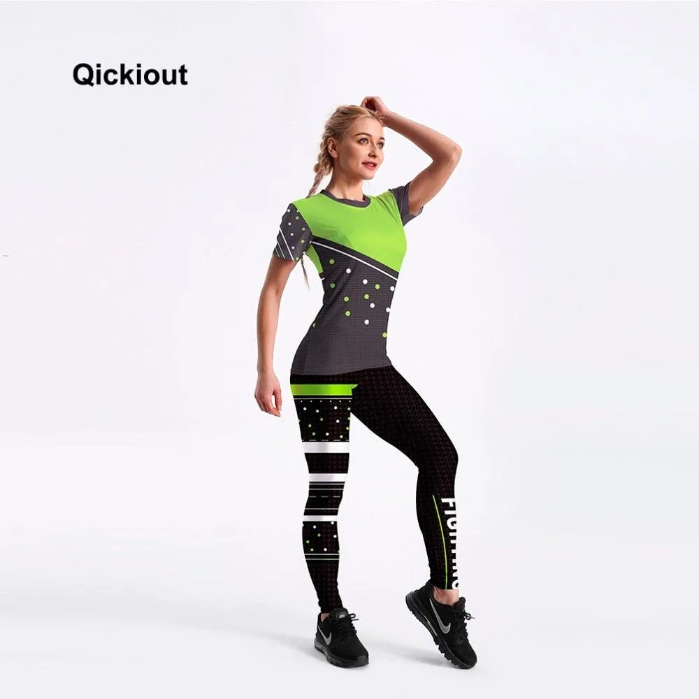 Beautiful Women Summer Suits - Casual T Shirt    Leggings - Sexy Heathy Women Clothes (BAP)