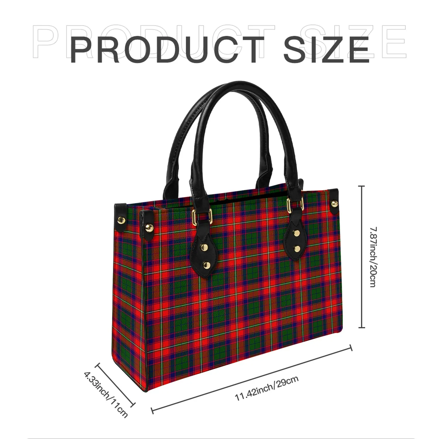 Belshes Tartan Leather Bag