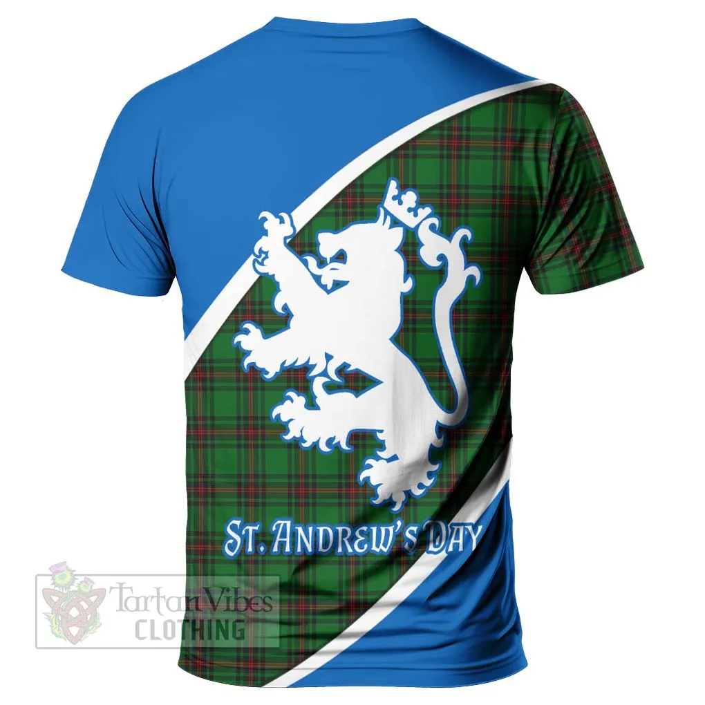 Beveridge Family Crest Tartan T-Shirt Celebrate Saint Andrew's Day in Style