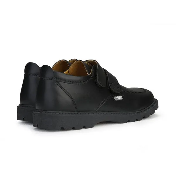 BLACK VELCROS BOYS SCHOOL SHOES