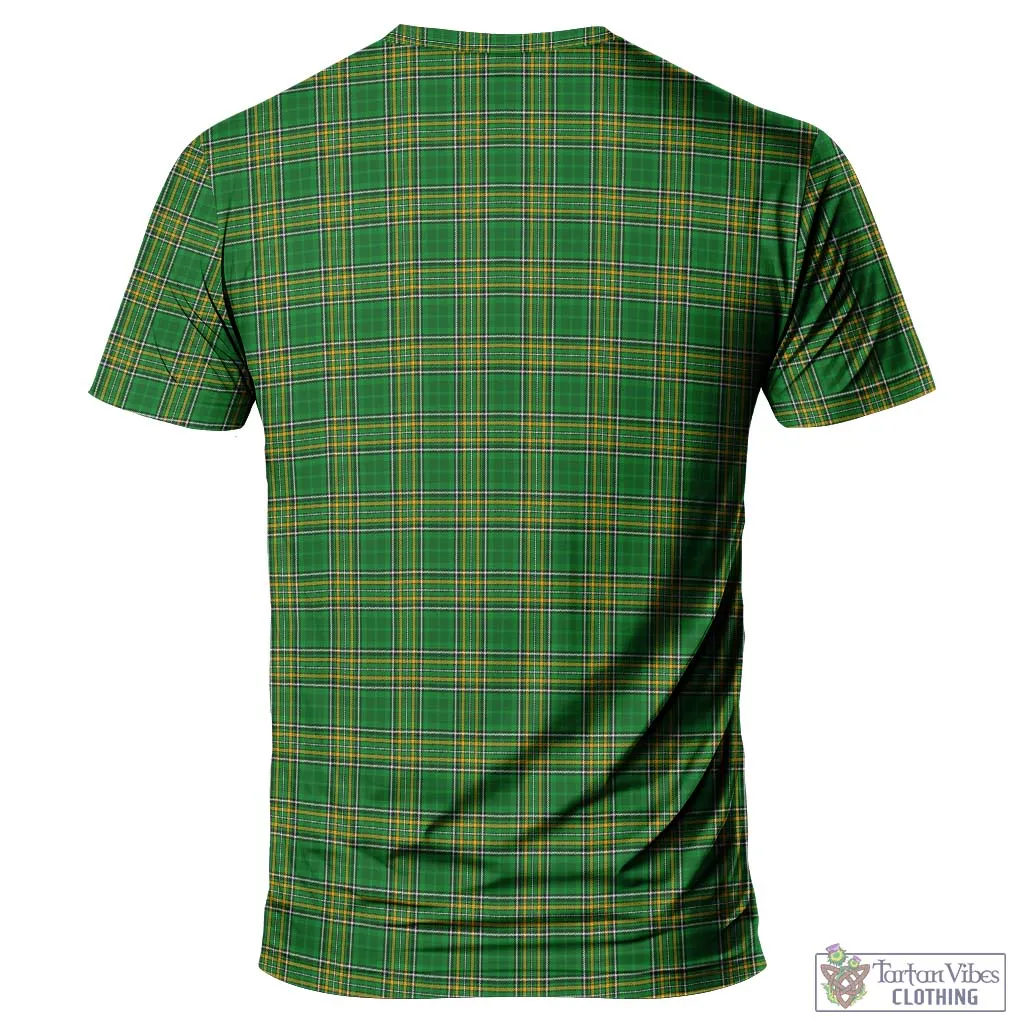 Boland Irish Clan Tartan T-Shirt with Family Seal