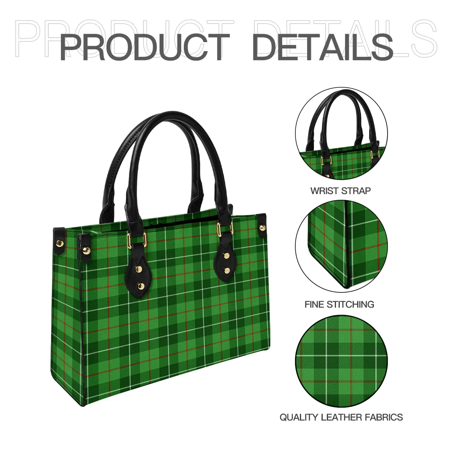 Boyle Tartan Leather Bag