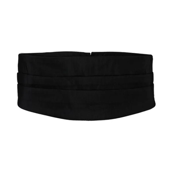 BOYS BLACK CUMMERBUND