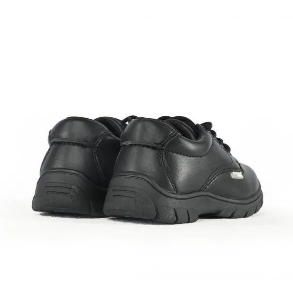 BOYS LACE UP SCHOOL SHOE - BLACK