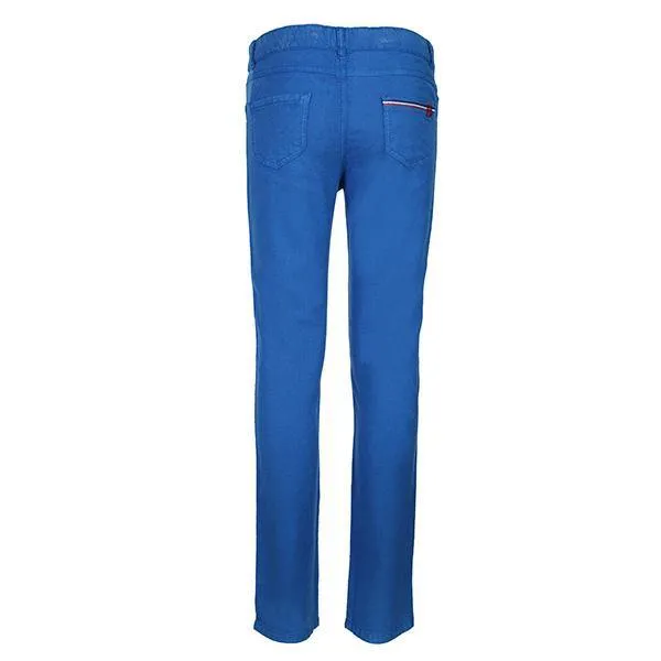 BOYS ROYAL BLUE SLIM FIT TROUSER