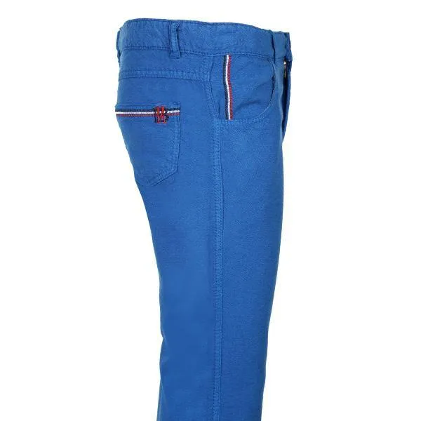 BOYS ROYAL BLUE SLIM FIT TROUSER