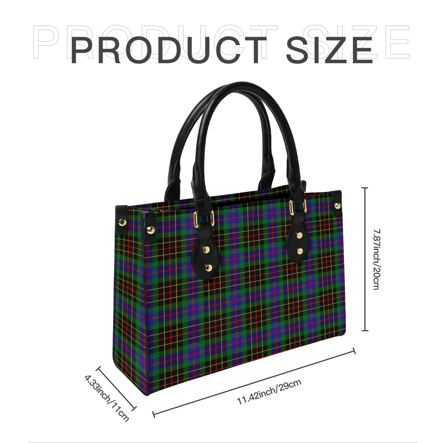 Brodie Hunting Modern Tartan Leather Bag