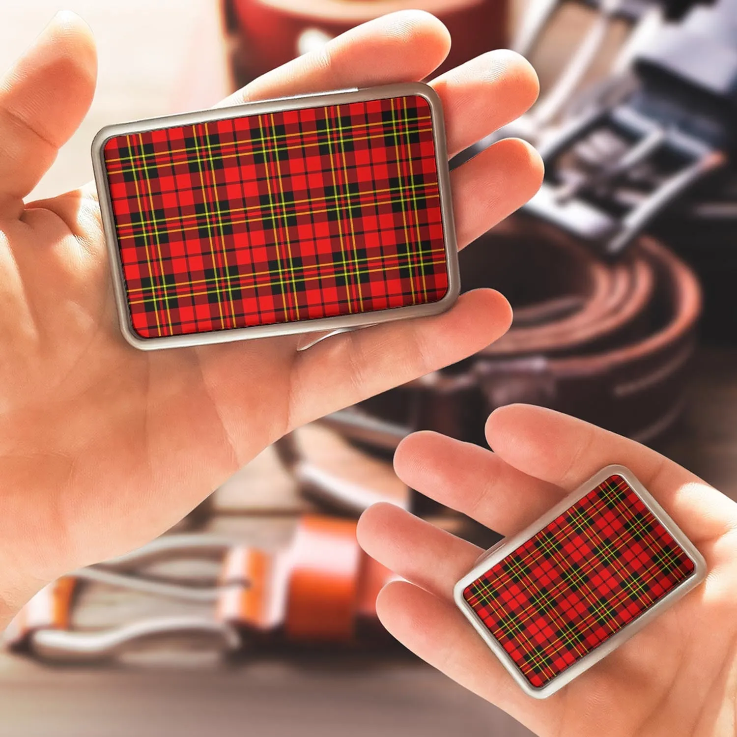 Brodie Modern Tartan Belt Buckles