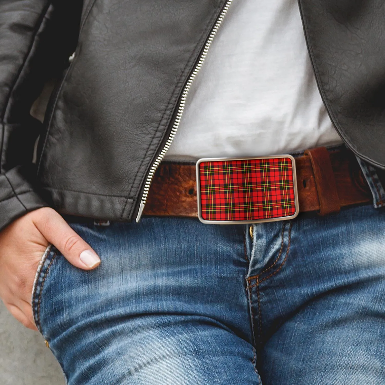 Brodie Modern Tartan Belt Buckles