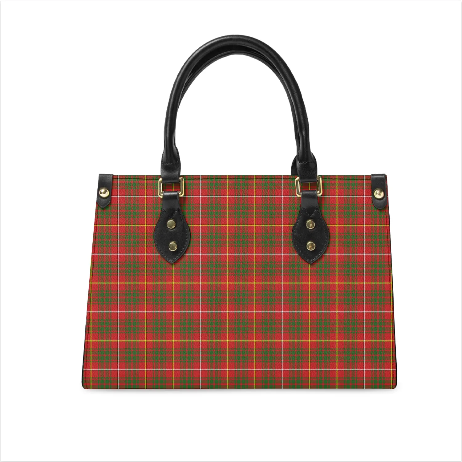 Bruce County Canada Tartan Leather Bag