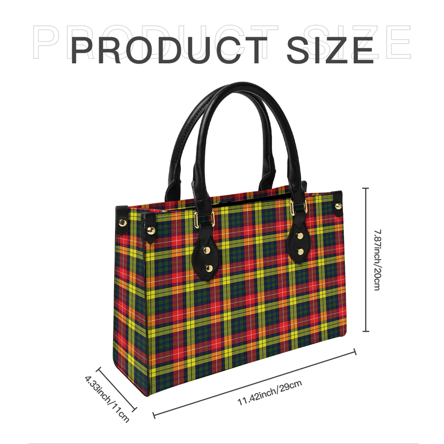 Buchanan Modern Tartan Leather Bag