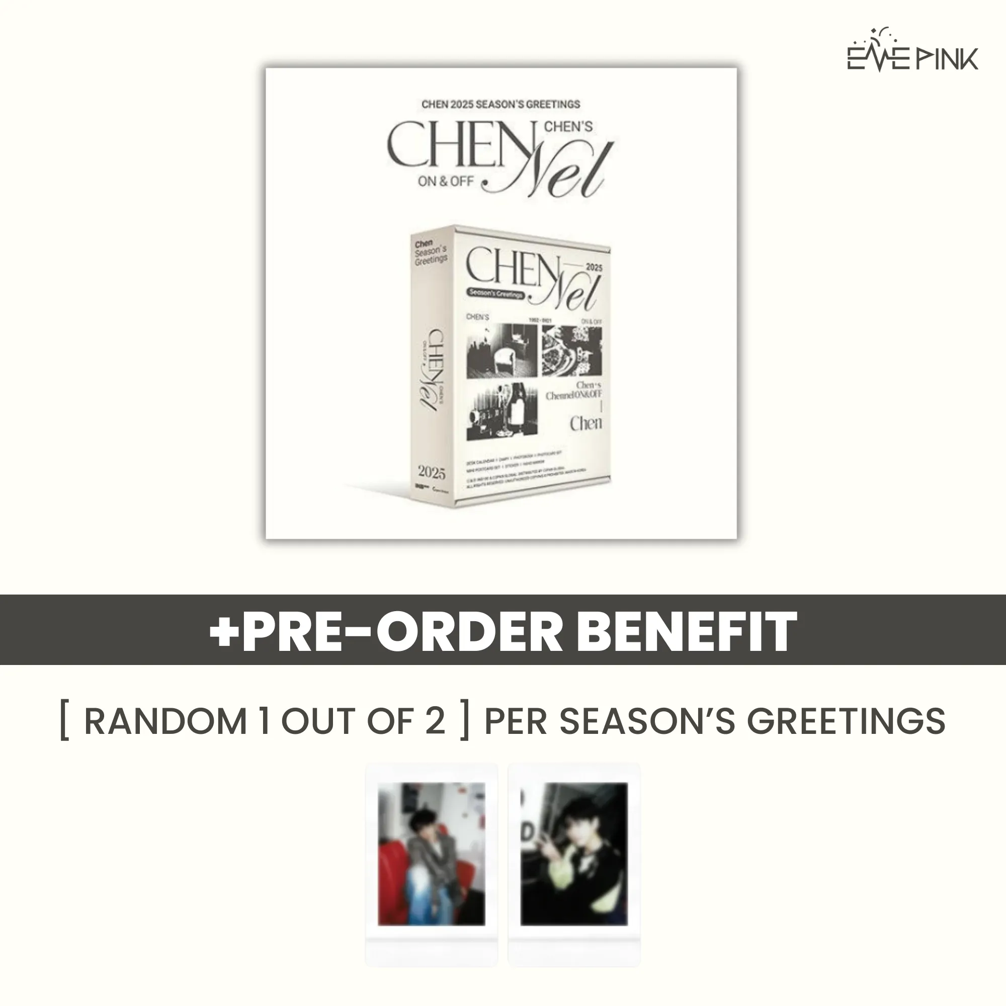 CHEN (첸) - 2025 SEASON'S GREETINGS [Chen’s Chennel ON & OFF] (  POB)