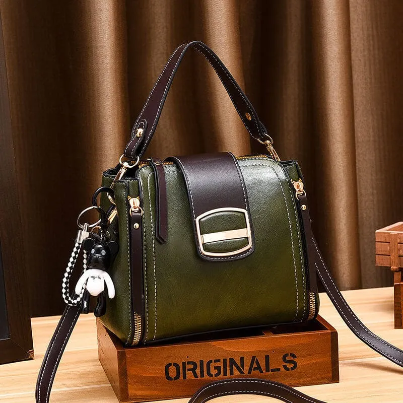 chic leather delicate elegant fashion joker shoulder bag