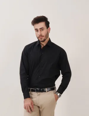 Classic Black Dress Shirt for Men