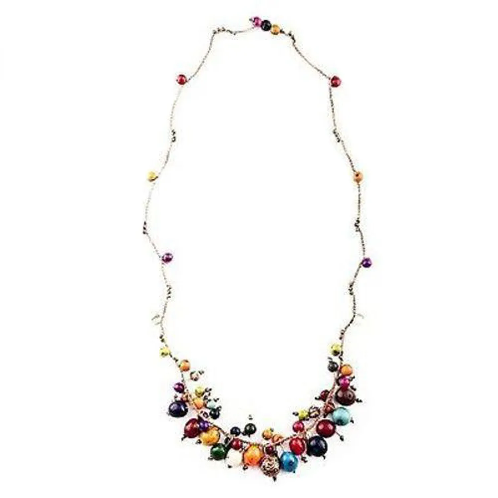 Cloud Forest Necklace in Multicolor Faire Collection