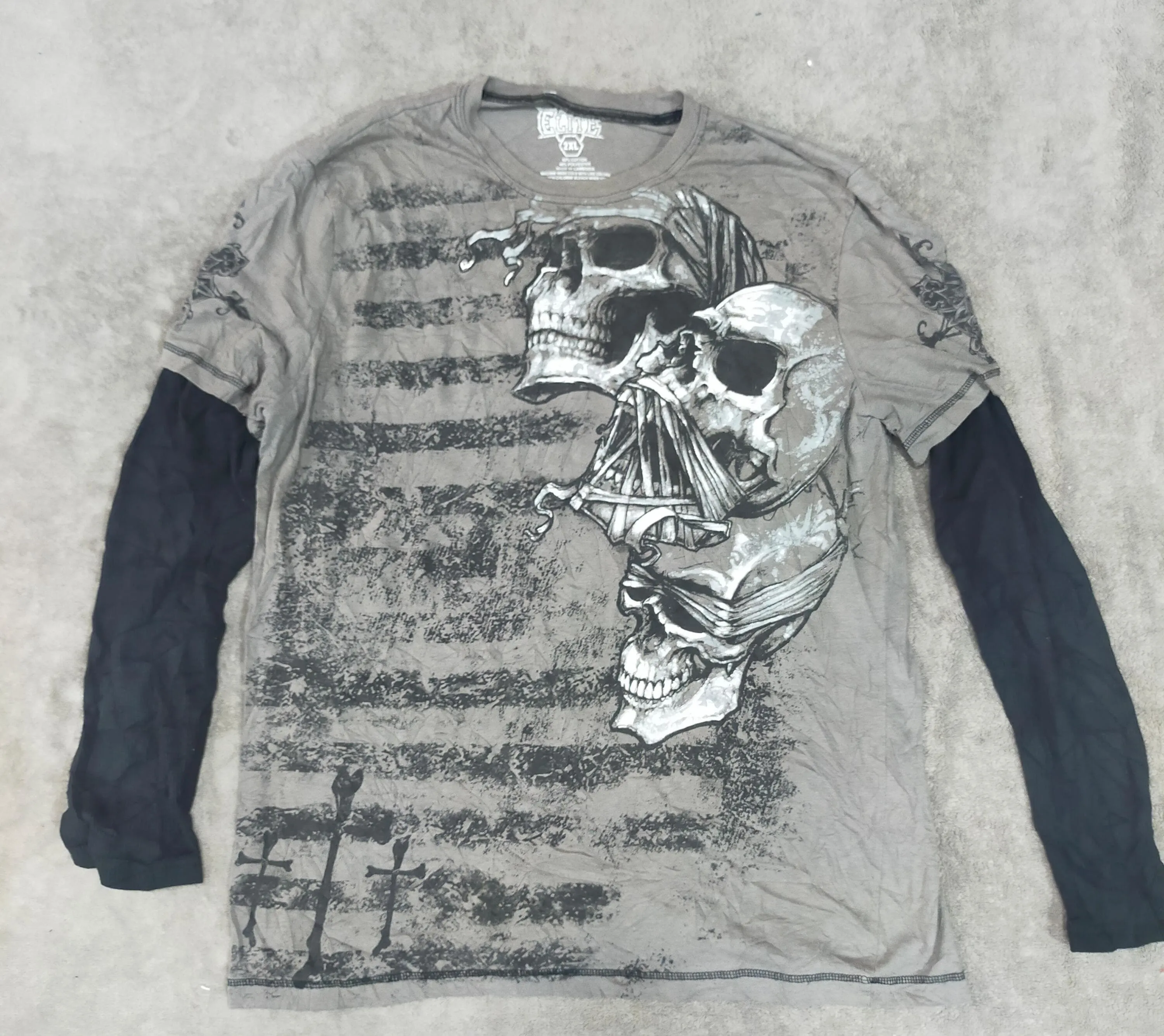 CR2486 Skull T-shirts - 20 Pcs