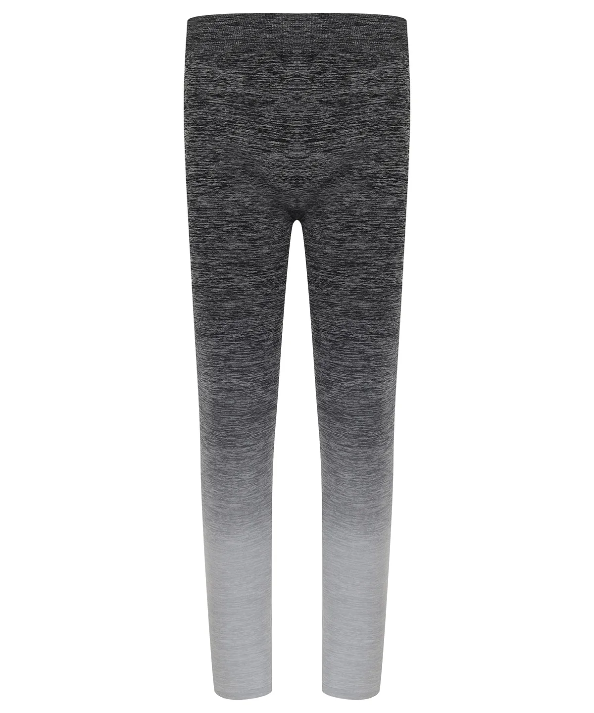 Dark Grey/Light Grey Marl - Kids seamless fade-out leggings