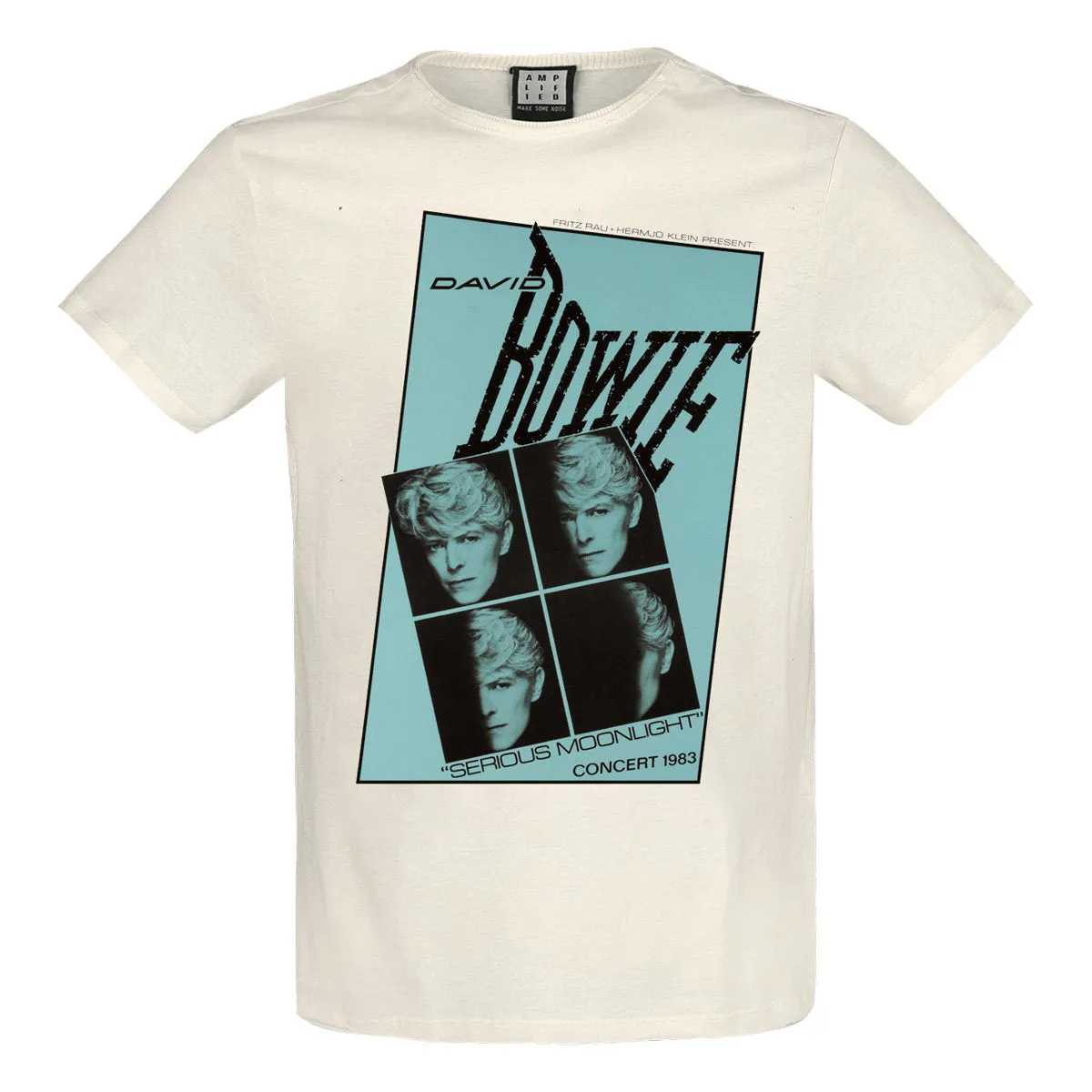 David Bowie T-Shirt - Serious Moonlight Quad