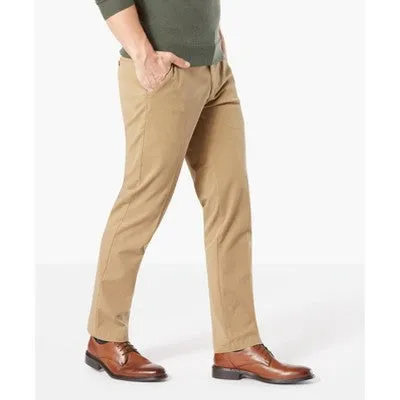 Dockers Men's Mid Rise Regular Fit Full Workday Khakis Heavyweight No-Wrinkle