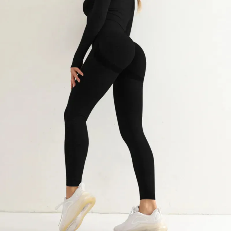 Elastic Solid Yoga Leggings Gym for Women.