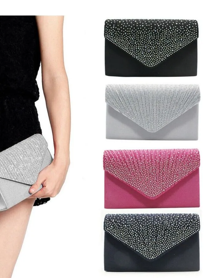 Envelope Shape Rhinestone Evening Wedding/Party Clutch