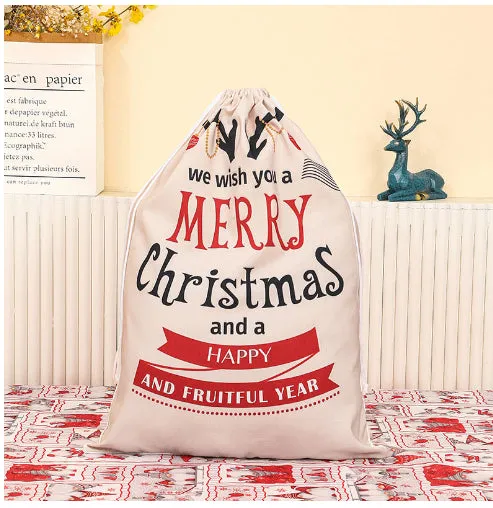 Fashion New Canvas Christmas Bag