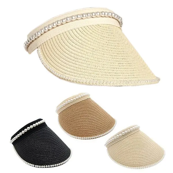 Fashion Sun Visor Hats (6 units)