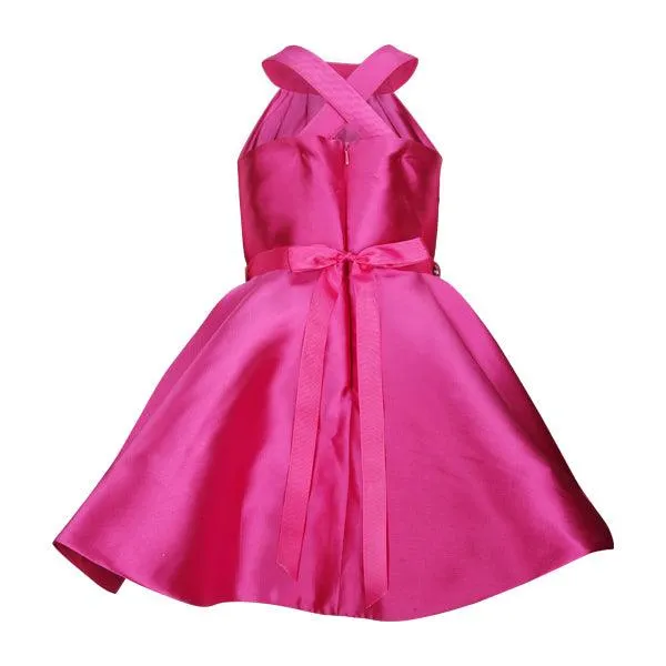 GIRLS FUCSHIA PINK DRESS