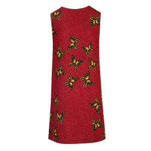 GIRLS MULTICOLOR ANKARA BUTTERFLY DRESS