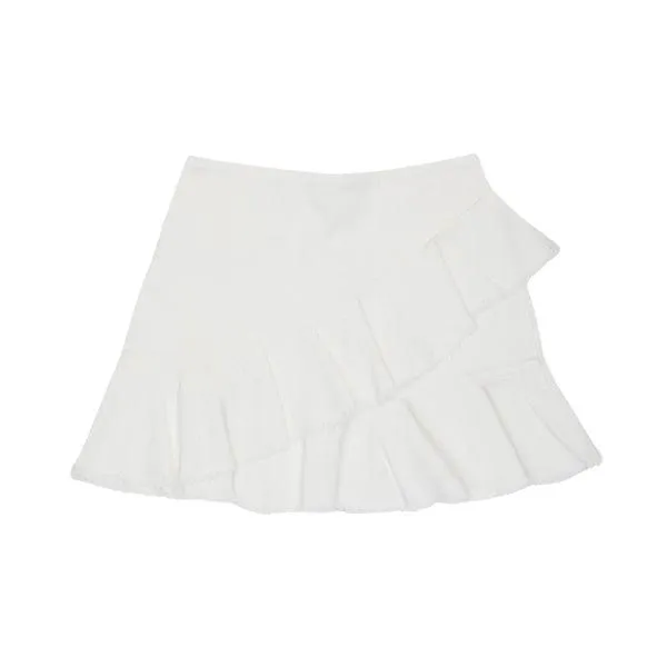 GIRLS WHITE SHORT SKIRT