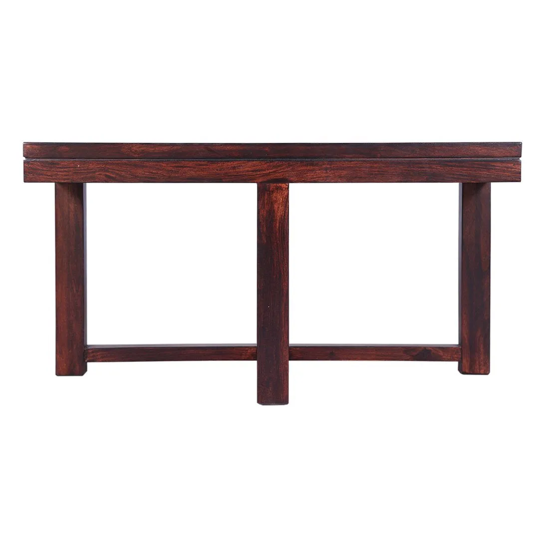 Gocosy Squad Coffee Table (Sheesham Wood, Mahogany)