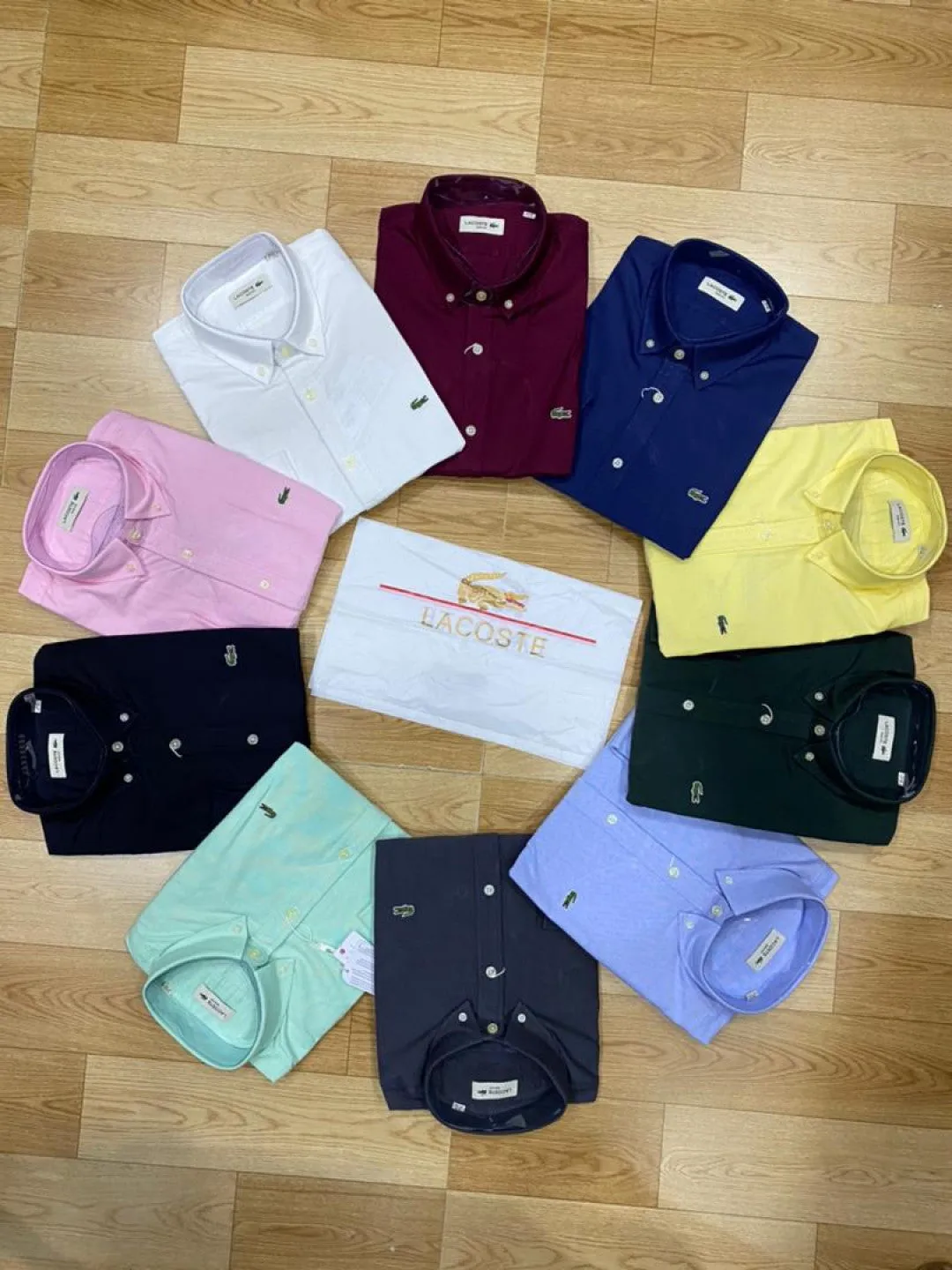 Lacoste Button Dowm Shirts 37 Pcs