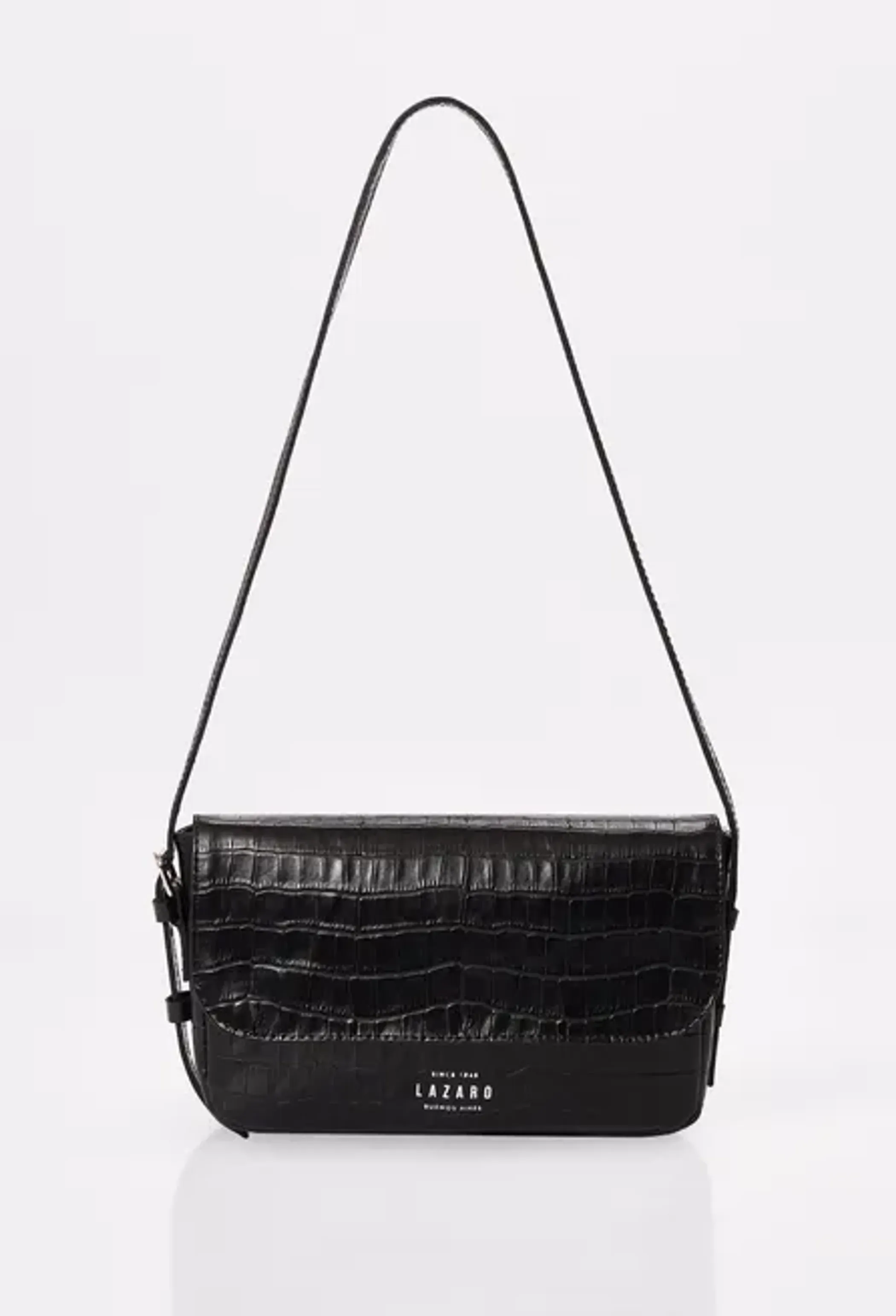 Leather Shoulder Flap Bag 'Gwen'