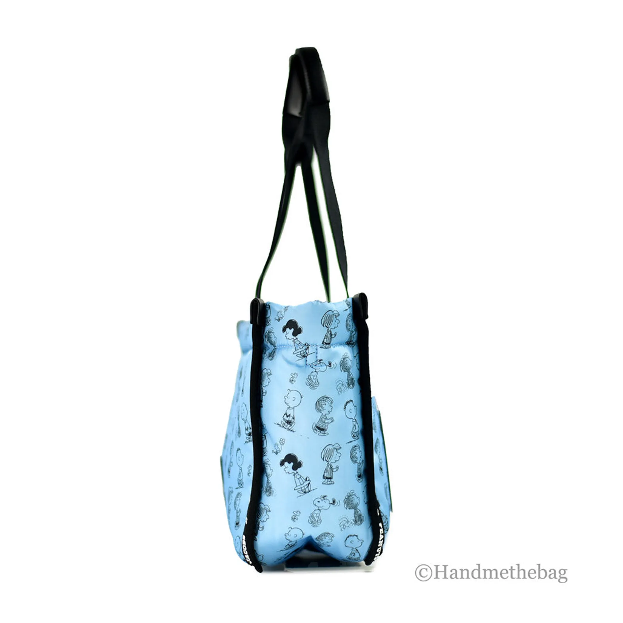 Marc Jacobs X Peanuts Blue Medium Nylon Tote Bag