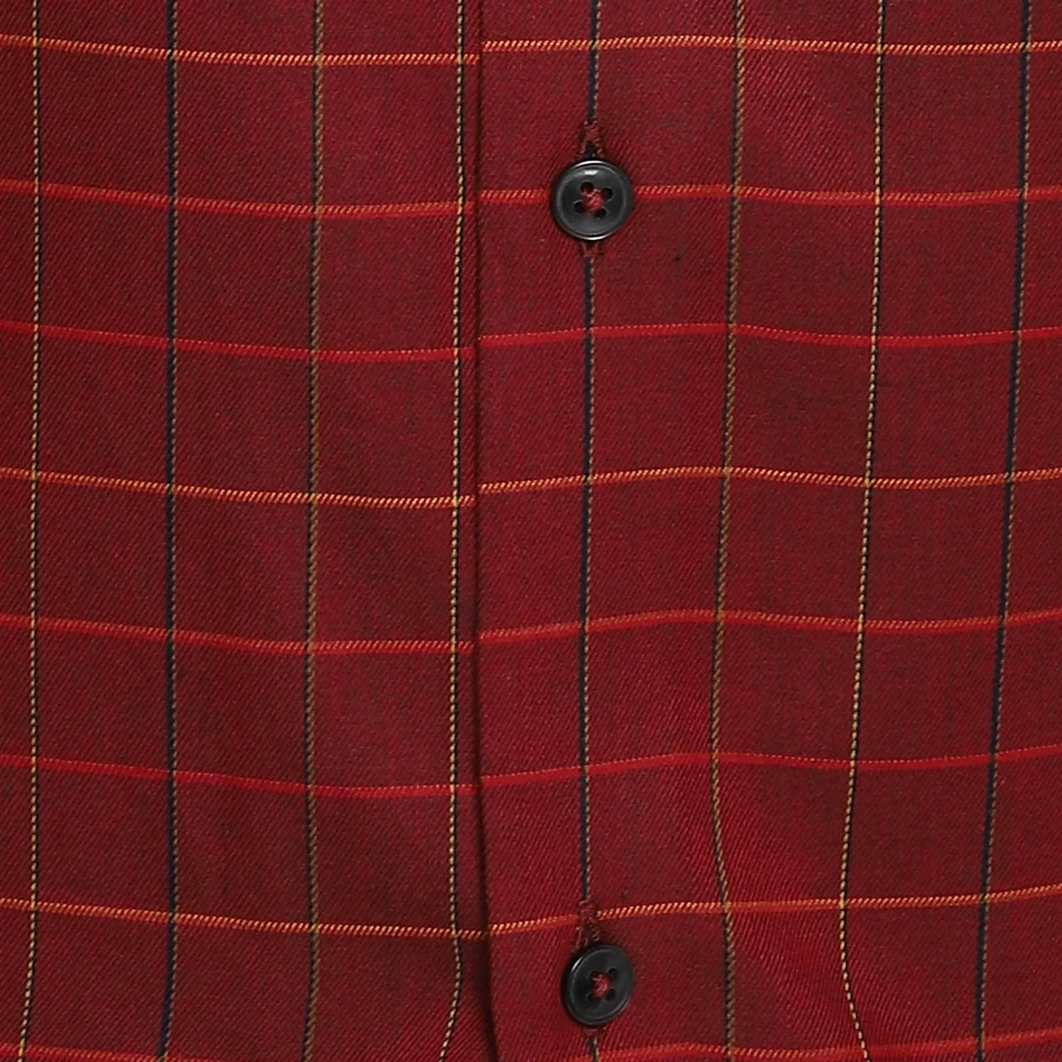 Maroon Cotton Checked Slim Fit Shirts