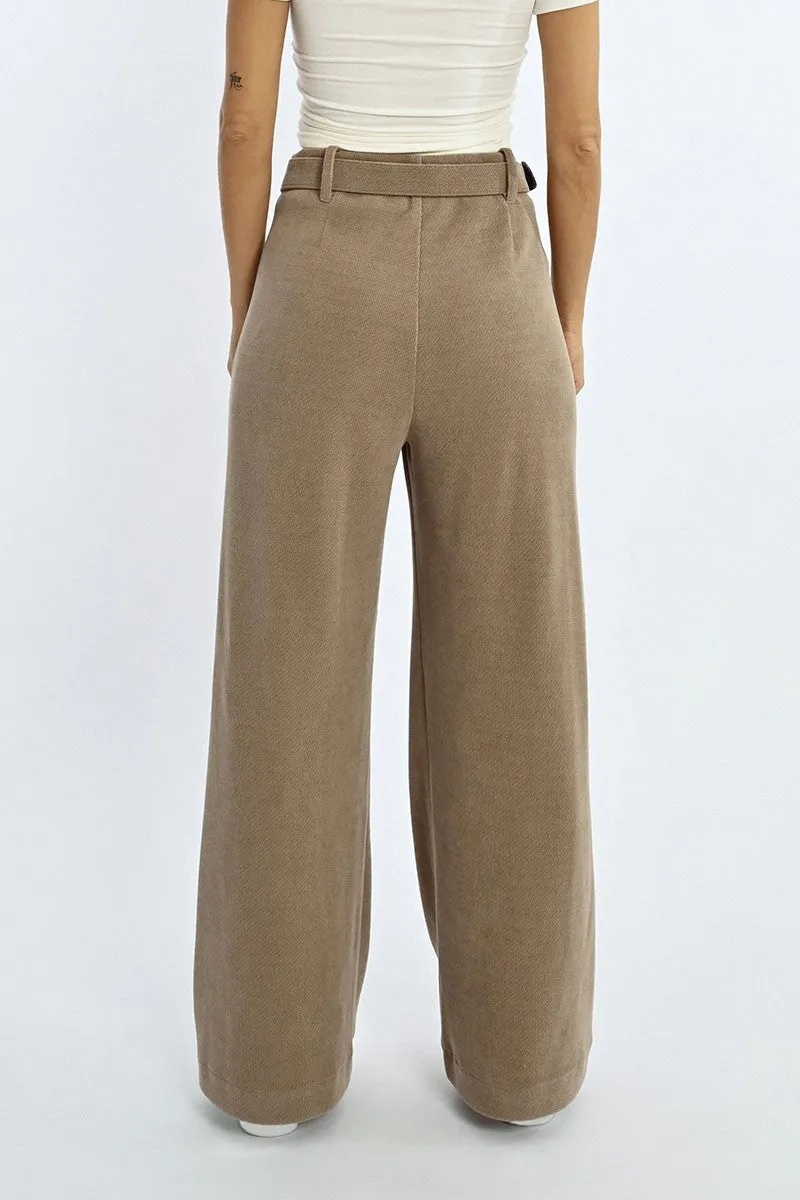 MBN Belted Wide Leg Pant