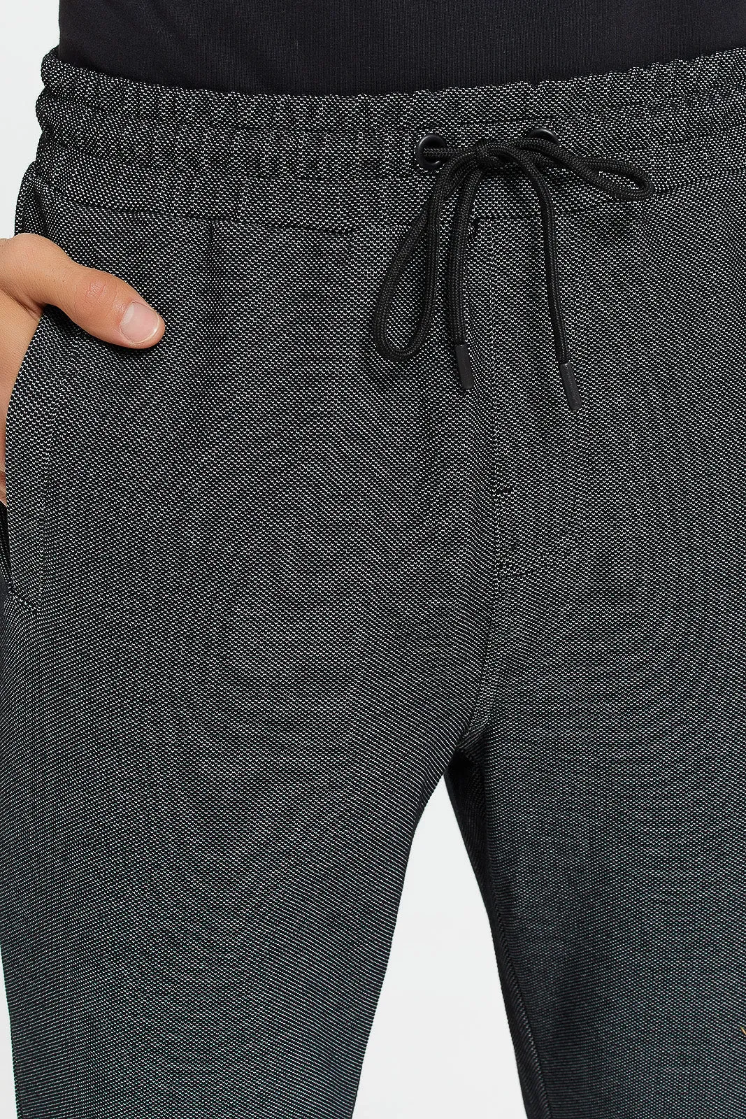 Men Charcoal Jogger Pants