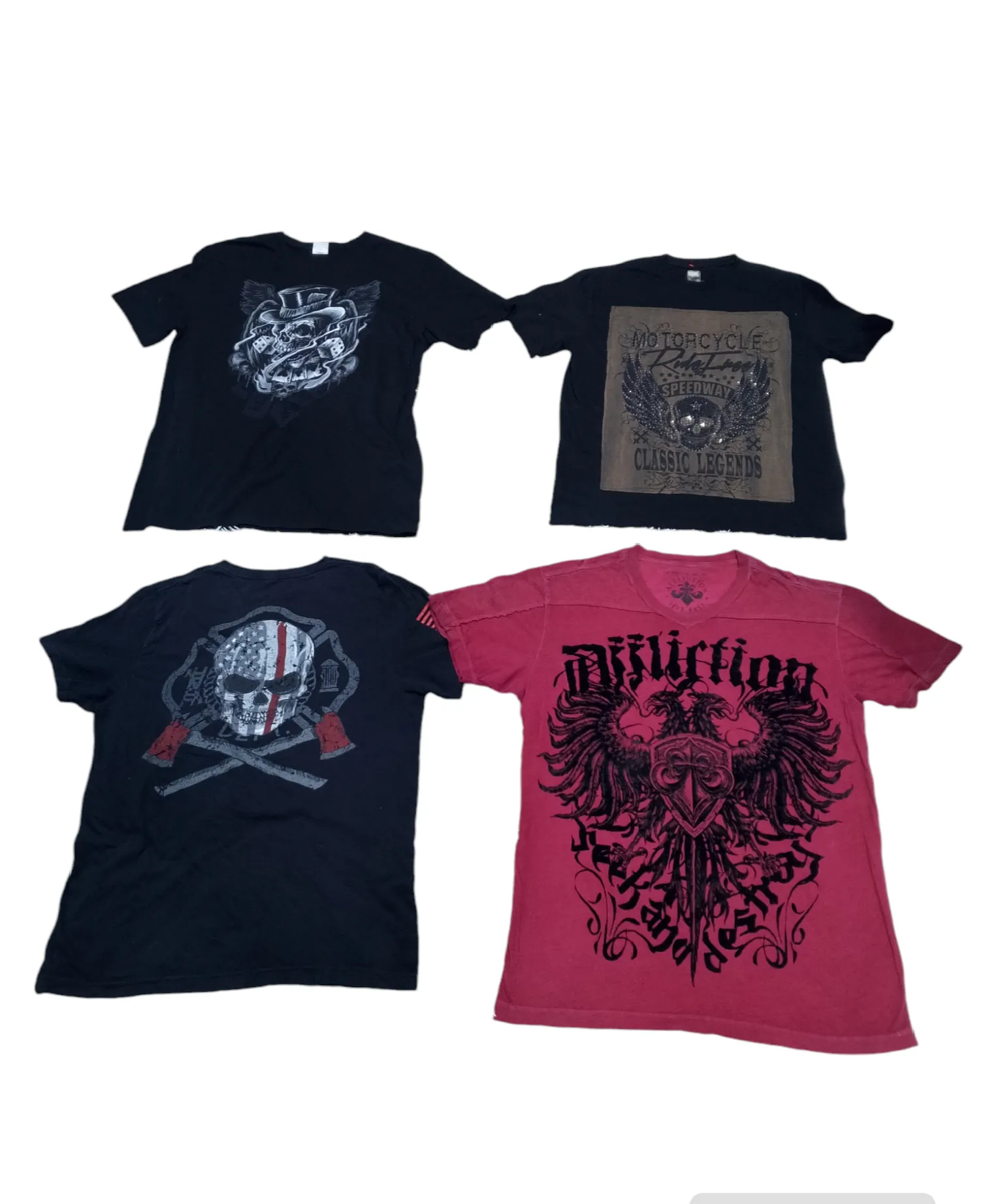 Men's Affliction Style T-shirts - 8 pcs - 9/8/24