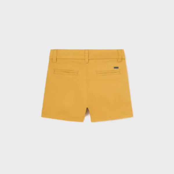 MUSTARD BASIC TWILL CHINO SHORT FOR BOYS