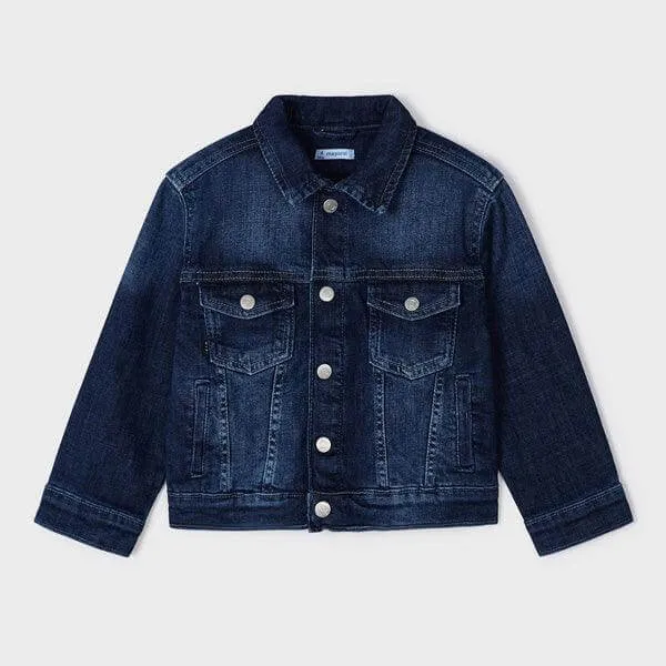 NAVY BLUE DENIM JACKET FOR BOYS