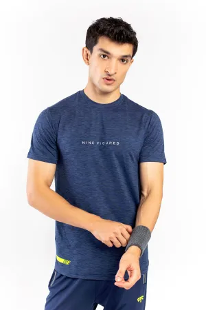 Navy Melange T-Shirt